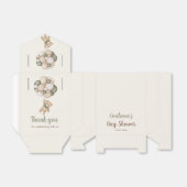Teddy Bear Baby shower Boy Bedankdoosjes (Uitgevouwen)