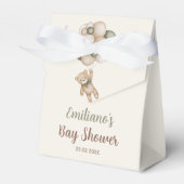 Teddy Bear Baby shower Boy Bedankdoosjes (Voorkant Zijde)