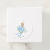 Teddy Bear Baby shower Boy Bedankjes Labels (In situ)