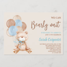 Teddy Bear Baby shower Boy