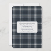 Teddy Bear Baby shower Boy Kaart (Achterkant)