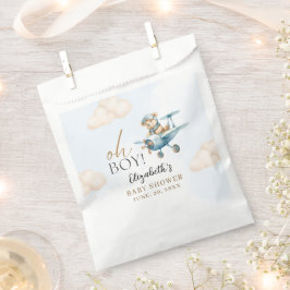 Teddy Bear Baby Shower Boy party Bedankzakje