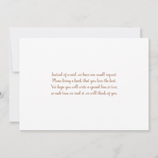 Teddy Bear Baby shower Boy Uitnodiging (Achterkant)