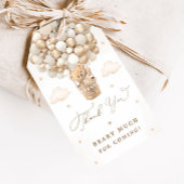 Teddy Bear Baby shower Cadeaulabel