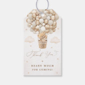 Teddy Bear Baby shower Cadeaulabel (Voorkant)