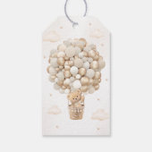 Teddy Bear Baby shower Cadeaulabel (Achterkant)