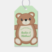 Teddy Bear Baby shower Cadeaulabel (Voorkant)