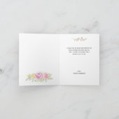 Teddy Bear Baby shower Dank je Notitiekaartje (Binnen)