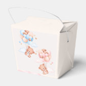 Teddy Bear Baby shower Dank je voor dozen Bedankdoosjes (Achterkant)