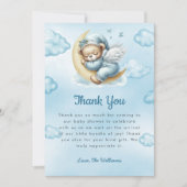 Teddy Bear Baby shower Dank je wel Bedankkaart (Voorkant)