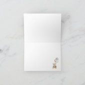 Teddy Bear Baby shower Dank je wel Bedankkaart (Binnen)