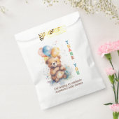 Teddy Bear Baby shower Dank je wel Bedankzakje (Gezegeld)