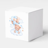 Teddy Bear baby shower gunstbox Bedankdoosjes (Voorkant Zijde)