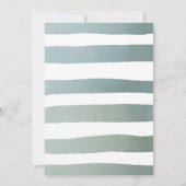 Teddy Bear Baby shower, het is TRIPLETS Kaart (Achterkant)