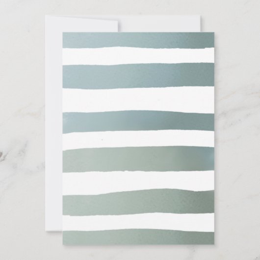 Teddy Bear Baby shower, het is TRIPLETS Kaart (Achterkant)