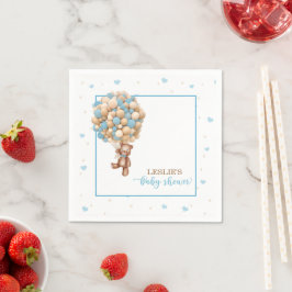 Teddy Bear Baby shower - Hot Air Ballon Custom - Servet