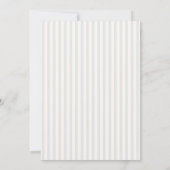 Teddy Bear Baby Shower Invitation Kaart (Achterkant)