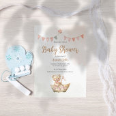 Teddy Bear Baby shower Invitation Kaart