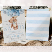 Teddy Bear Baby shower Invitation We Can Barly Kaart