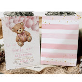 Teddy Bear Baby shower Invitation We Can Barly Kaart