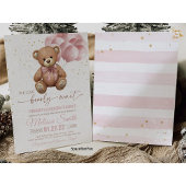 Teddy Bear Baby shower Invitation We Can Barly Kaart