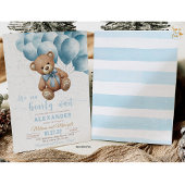 Teddy Bear Baby shower Invitation We Can Barly WA Kaart