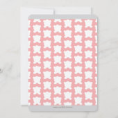 Teddy Bear Baby shower Kaart (Achterkant)