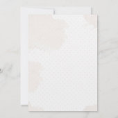 Teddy Bear Baby shower Kaart (Achterkant)