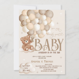 Teddy Bear Baby shower Kaart