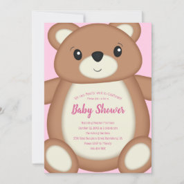 Teddy Bear Baby shower Kaart