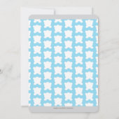 Teddy Bear Baby shower Kaart (Achterkant)