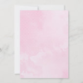 Teddy Bear Baby shower Kaart (Achterkant)