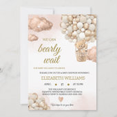 Teddy bear baby shower kaart (Voorkant)