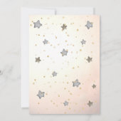 Teddy Bear Baby shower met uitnodiging voor ballon (Achterkant)