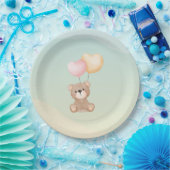 Teddy Bear Baby shower Napkins Papieren Bordje (Feest)