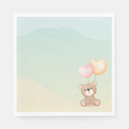 Teddy Bear Baby shower Napkins Servet