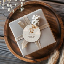 Teddy Bear Baby shower Neutral Bedankt