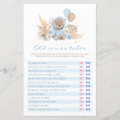 Teddy Bear Baby shower Old Wives (Voorkant)