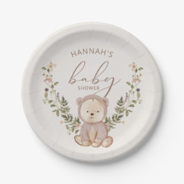 Teddy Bear Baby shower Papieren Bordje