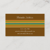 Teddy Bear Baby shower Party Planner Visitekaartje (Achterkant)