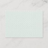 Teddy Bear Baby Shower Sage Green Diaper Raffle Informatiekaartje (Achterkant)