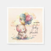 Teddy Bear Baby shower Servet (Voorkant)