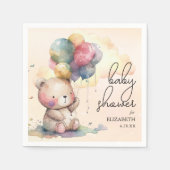 Teddy Bear Baby shower Servet (Voorkant)