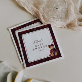 Teddy Bear Baby Shower Servet