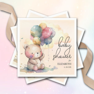 Teddy Bear Baby shower Servet