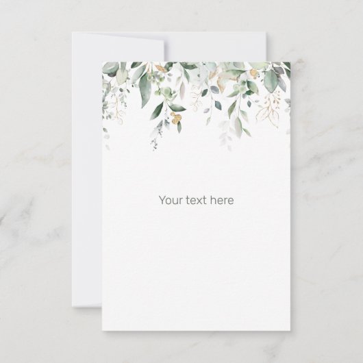 Teddy Bear Baby shower Sla de datum op (Achterkant)