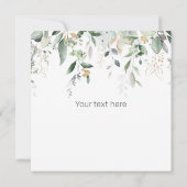 Teddy Bear Baby shower Sla de datum op (Achterkant)