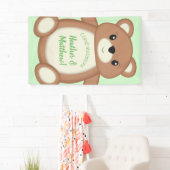 Teddy Bear Baby shower Spandoek (Insitu)