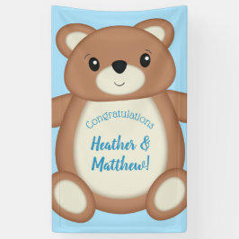 Teddy Bear Baby shower Spandoek