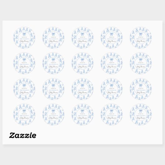 Teddy bear baby shower Sticker (Vel)